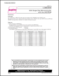 Click here to download LC866440 Datasheet