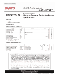Click here to download 2SK4203LS Datasheet