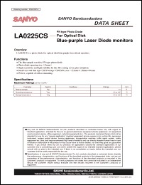 Click here to download LA0225CS Datasheet