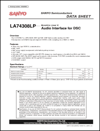 Click here to download LA74308LP Datasheet