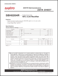 Click here to download SBH0204R Datasheet