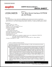 Click here to download LE24L042CS Datasheet