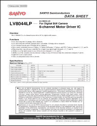 Click here to download LV8044LP Datasheet