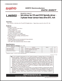 Click here to download LA6502 Datasheet