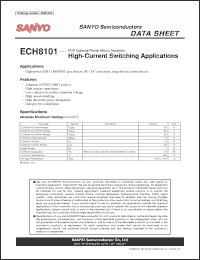 Click here to download ECH8101 Datasheet