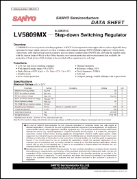 Click here to download LV5809MX Datasheet