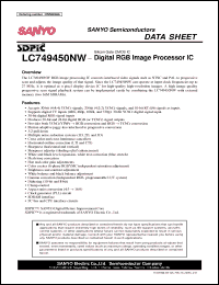 Click here to download LC749450NW Datasheet