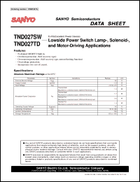 Click here to download TND027SW Datasheet