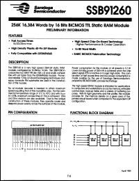 Click here to download SSB91260-20HC Datasheet