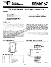 Click here to download SSM6167-25CC Datasheet