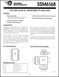 Click here to download SSM6168-25PC Datasheet