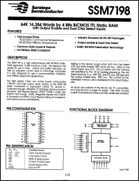 Click here to download SSM7198-25PC Datasheet