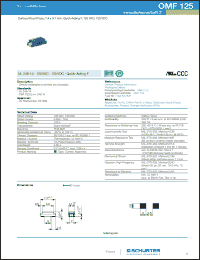 Click here to download OMF125 Datasheet