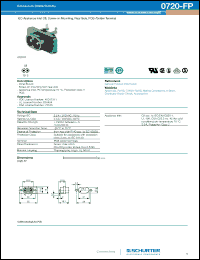 Click here to download 0720-FP Datasheet