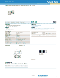 Click here to download OMZ125 Datasheet