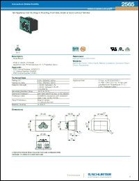 Click here to download 2565 Datasheet