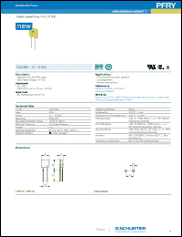 Click here to download PFRY.185 Datasheet