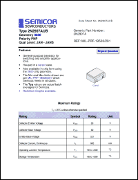 Click here to download 2N2907A Datasheet