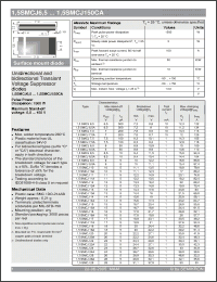 Click here to download 1.5SMCJ110A Datasheet