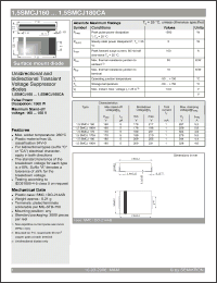 Click here to download 1.5SMCJ180A Datasheet