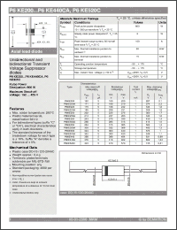 Click here to download P6KE220A Datasheet