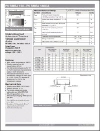 Click here to download P6SMBJ170A Datasheet
