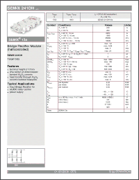 Click here to download SEMiX241DH Datasheet