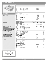 Click here to download SK150GD066T Datasheet