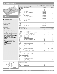 Click here to download SK150MHK055 Datasheet