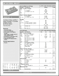 Click here to download SK20DGDL065ET Datasheet