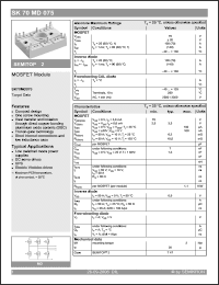 Click here to download SK70MD075 Datasheet