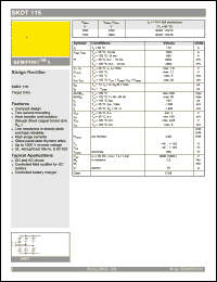 Click here to download SKDT115/16 Datasheet