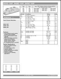 Click here to download SKKD105F Datasheet