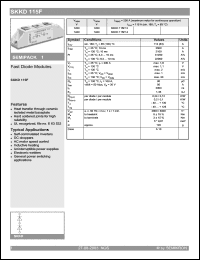 Click here to download SKKD115F12 Datasheet