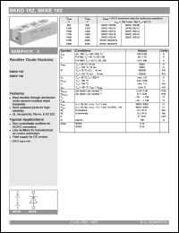 Click here to download SKKD162/08 Datasheet