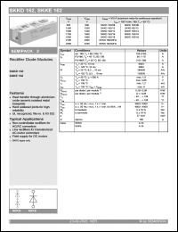 Click here to download SKKD162/18 Datasheet