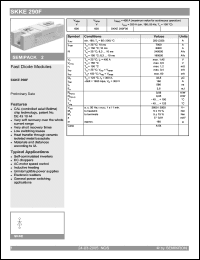 Click here to download SKKE290F Datasheet