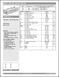 Click here to download SKKH162/20EH4 Datasheet