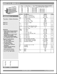 Click here to download SKKT213/08E Datasheet