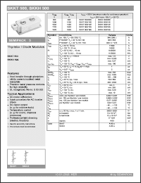 Click here to download SKKH500 Datasheet