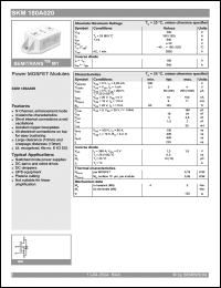 Click here to download SKM180A020 Datasheet