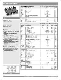 Click here to download SKiM150GD126D Datasheet