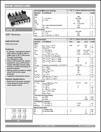 Click here to download SKiM250GD128D Datasheet