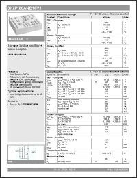 Click here to download SKiiP28ANB16V1 Datasheet