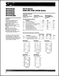 Click here to download SP74HC266N Datasheet