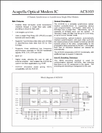 Click here to download ACS103 Datasheet