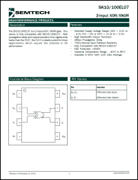 Click here to download SK100EL07U Datasheet