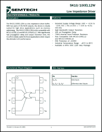 Click here to download SK100EL12WD Datasheet