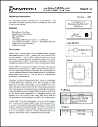 Click here to download SK10EP111 Datasheet