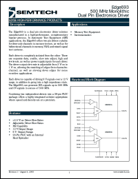 Click here to download Edge693 Datasheet